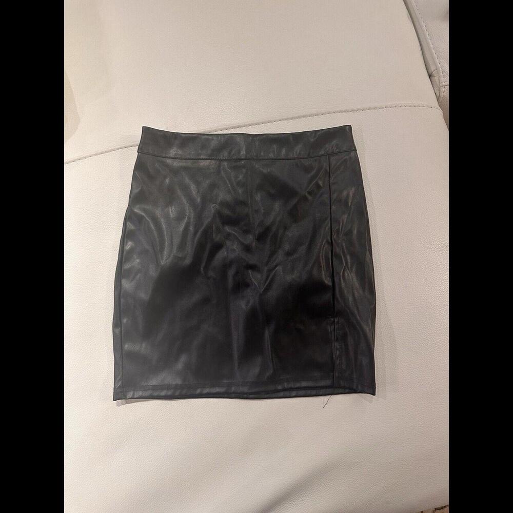 SHEIN Faux Leather Skirt Size s